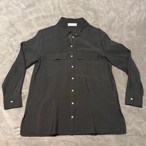 Primark Black Button Down